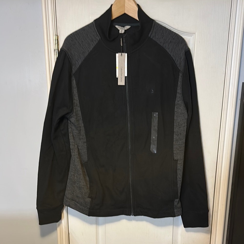 Calvin Klein Jeans Black Zip-Up Sweater M